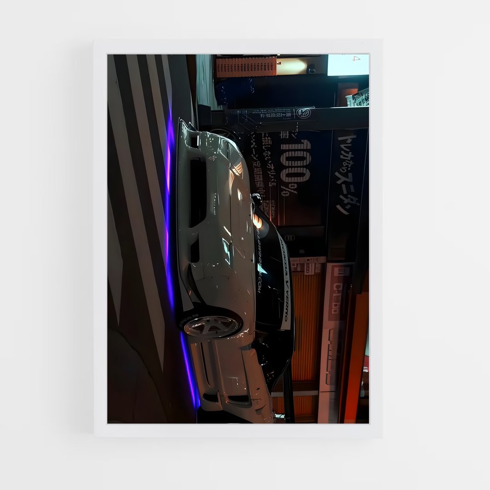 Poster Garage Legends – affiche Honda (vue 3)